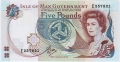 Isle Of Man 5 Pounds, from 1991